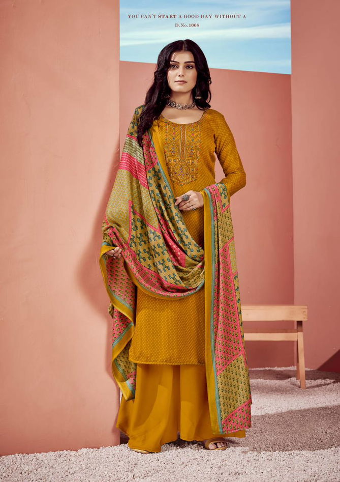 Roli Moli Maayera Fancy Festive Wear Embroidery Pashmina Dress Material Collection